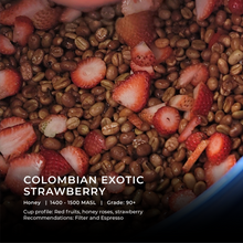 Load image into Gallery viewer, Colombian Exotic – Honey Strawberry - Emirati Coffee Co