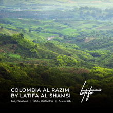Load image into Gallery viewer, Colombia - Al Razim by Latifa Al Shamsi - Emirati Coffee Co
