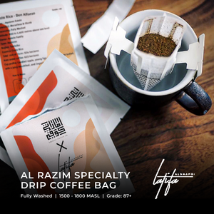 Al Razim Specialty Drip Coffee Bag - By Latifa Al Shamsi - Emirati Coffee Co
