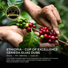 Load image into Gallery viewer, Ethiopia - Gemeda Elias Dube  Cup of Excellence - Emirati Coffee Co
